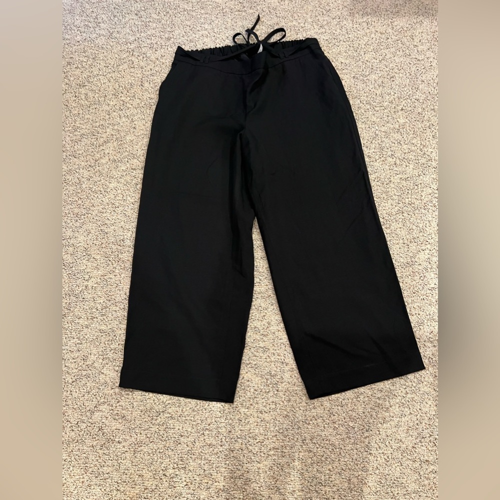 Talbots Tie Waist Wide Leg Crop Size 2X NWT
